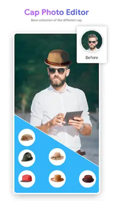 Cap Photo Editor android App screenshot 3